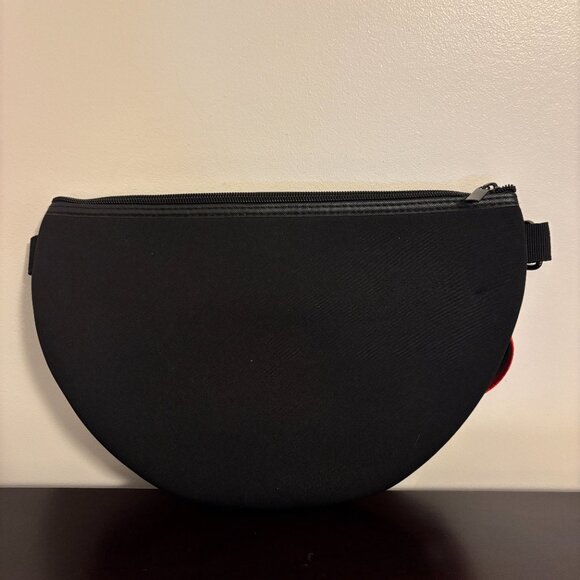 Haute Shore Brett Black Red Green Neoprene Sling Belt Bag - Picture 3 of 10